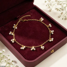 PYH00262 SDQ Round Pearl Drop Anklet - PYH