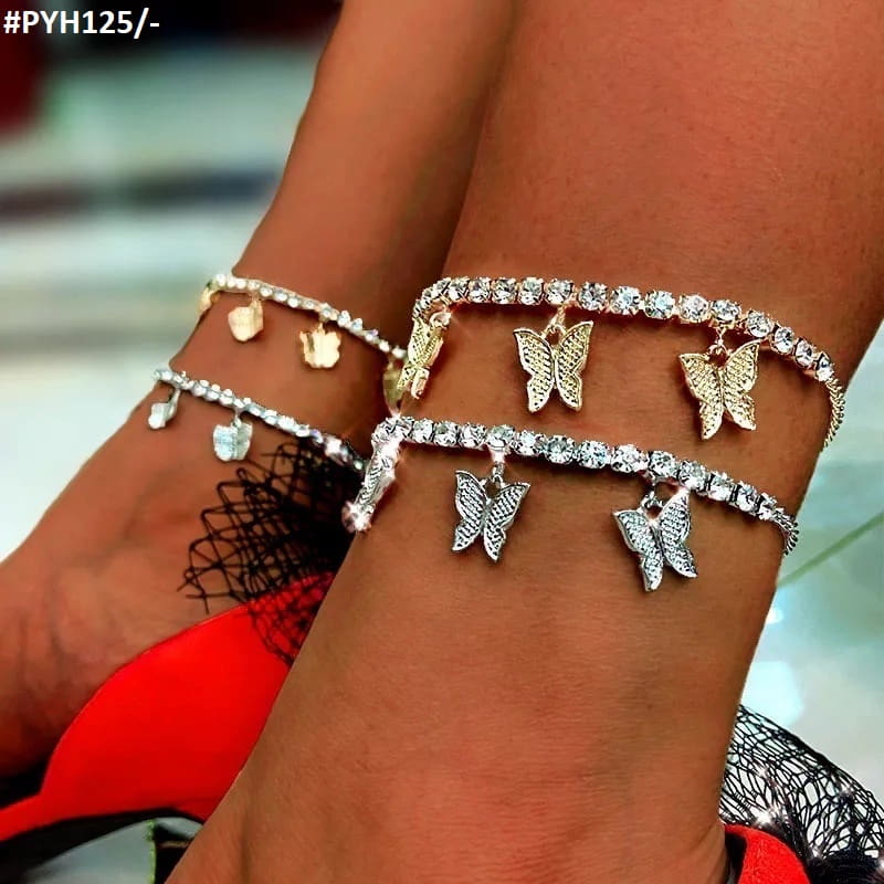 PYH125 JMN Butterfly Foot Anklet - PYH