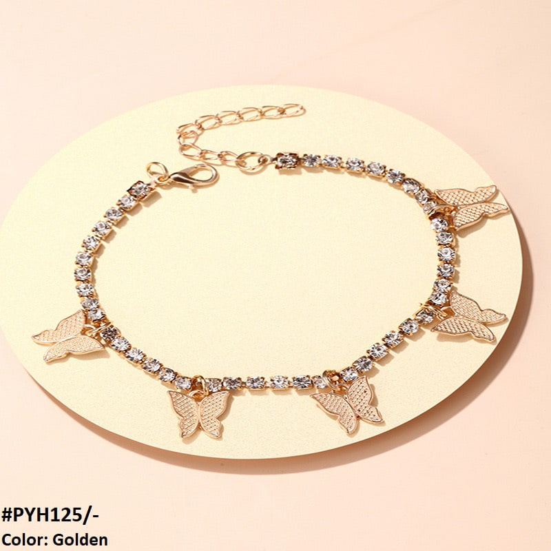 PYH125 JMN Butterfly Foot Anklet - PYH