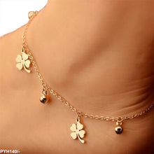 PYH140 LQP Flower Metal Beads Payal - PYH
