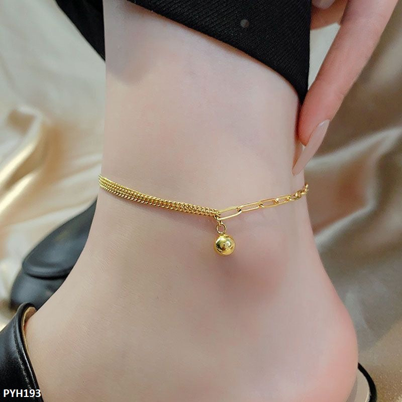 PYH193 DGF Stainless Steel Anklet Single- PYH