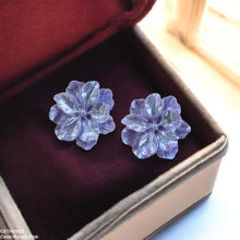 CETH01031 YQG Flower Stud Tops Pair - CETH