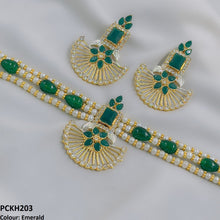 PCKH203 SDQ Square Flower Choker Set - PCKH