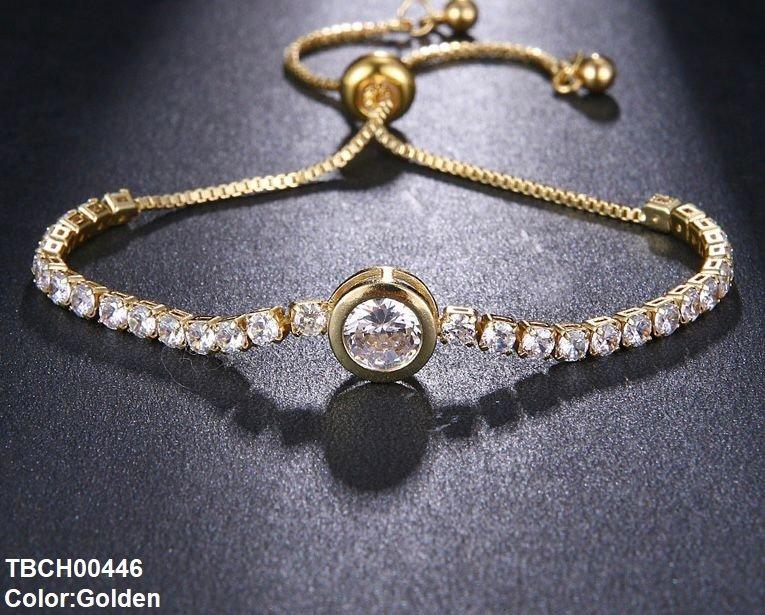 TBCH00446 BYJ Round Stone  Bracelet Adjustable - TBCH