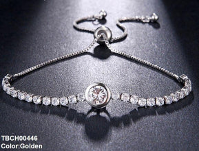 TBCH00446 BYJ Round Stone  Bracelet Adjustable - TBCH