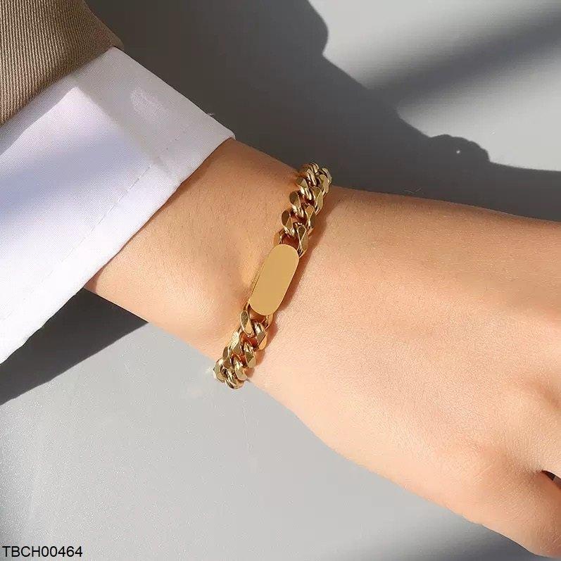 TBCH00464 DGF Stainless Steel Link Chain Bracelet - TBCH