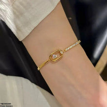 TBCH00485 GWH Rectangle/Round Stone Bracelet Adjustable - TBCH