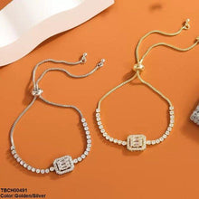 TBCH00491 DNG Square Stone Bracelet Adjustable - TBCH