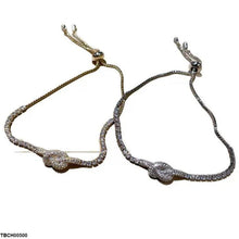 TBCH00500 DNG Pave Knot Bracelet Adjustable - TBCH