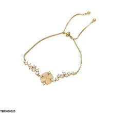 TBCH00525 HJF Heart Flower Bracelet Adjustable - TBCH