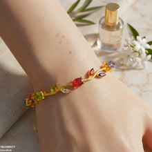 TBCH00577 QSJ Tulip Leaf Round Bracelet - TBCH