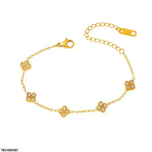 TBCH00585 DGF Stainless Steel Star Wrist Flower Bracelet - TBCH