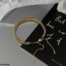 TBCH00588  DGF Stainless Stee Cuban Link Bracelet - TBCH