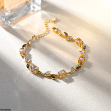TBCH00591 MSJ Tulip Leaf Stone Bracelet - TBCH