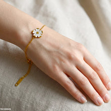 TBCH00605 MSJ Stainless Steel Flower  Bracelet - TBCH