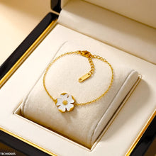 TBCH00605 MSJ Stainless Steel Flower  Bracelet - TBCH