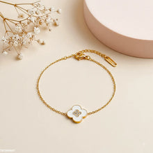 TBCH00607 MSJ Stainless Steel Flower Bracelet - TBCH