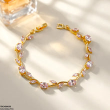 TBCH00633 DNG High ZIRCON Tulip Leaf Bracelet - TBCH