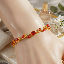 TBCH00633 DNG High ZIRCON Tulip Leaf Bracelet - TBCH