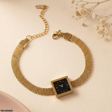 TBCH00669 QSJ Stainless Steel Square Watch Design Bracelet - TBCH
