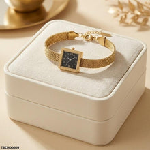 TBCH00669 QSJ Stainless Steel Square Watch Design Bracelet - TBCH