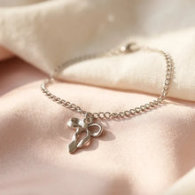 TBCH00673  MZM Bow Stainless Steel Adjustable Bracelet - TBCH