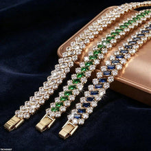 TBCH00687 BYJ Rectangle Zircon Stone Bracelet - TBCH