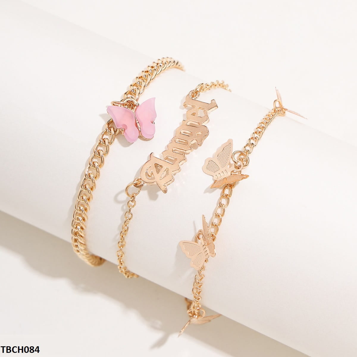 TBCH084 YPG Angel Butterfly 3 Bracelet - CBCH