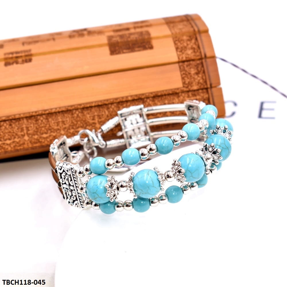 TBCH118 MHJ Layer Beads Hand Bracelet - TBCH