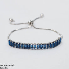 TBCH161 WKO Baguette Cut Tennis Hand Bracelet Adjustable - CBCH