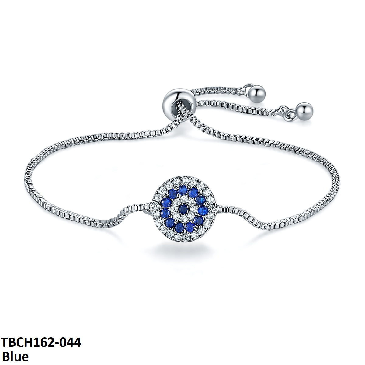 TBCH162 WKO Round Step Flower Hand Bracelet - TBCH