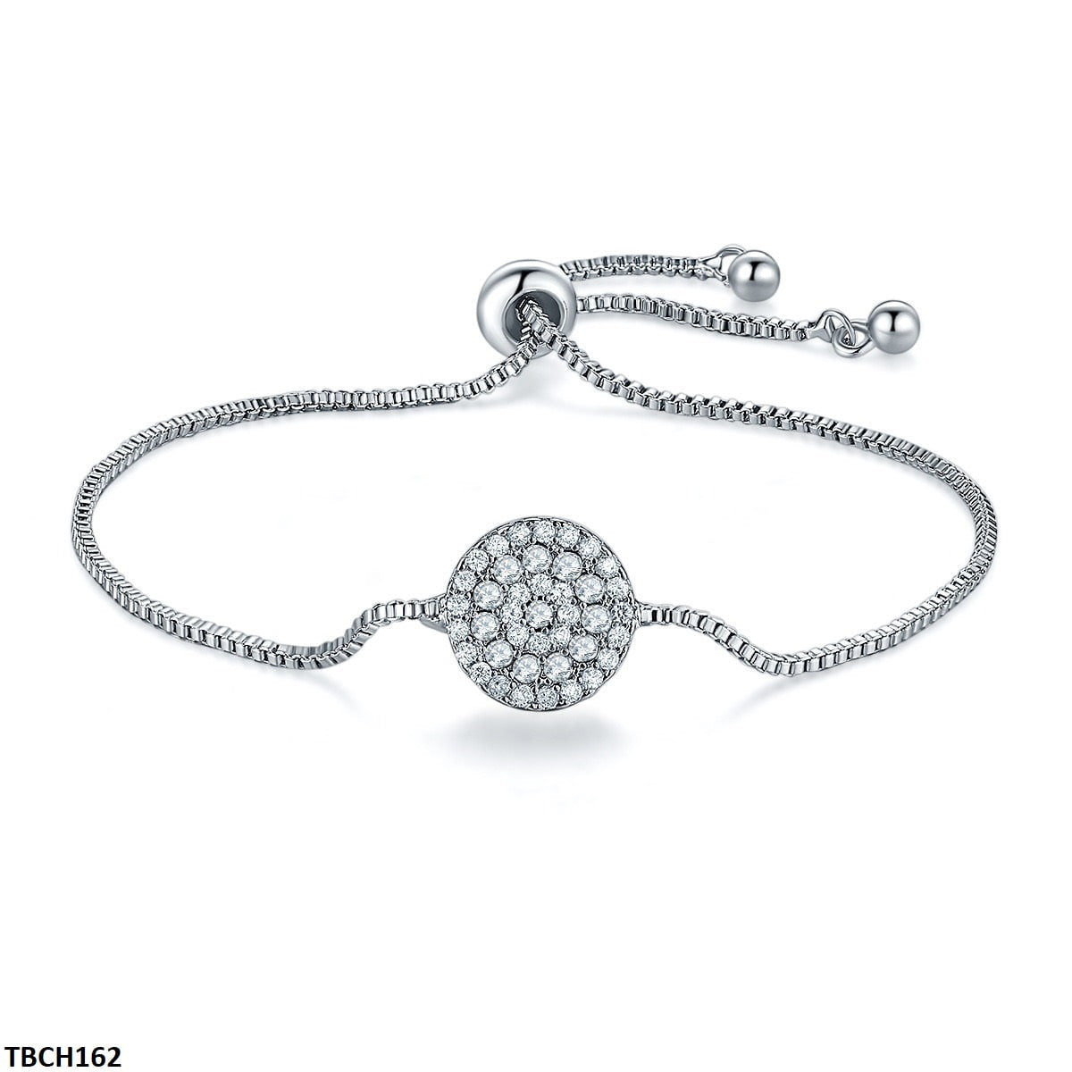 TBCH162 WKO Round Step Flower Hand Bracelet - TBCH