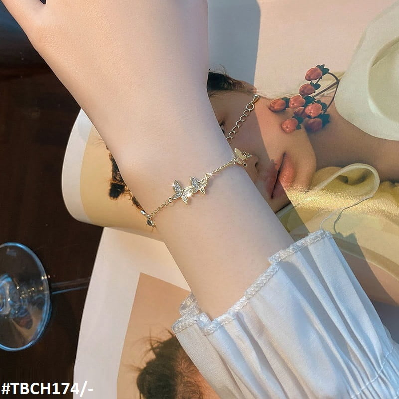 TBCH174 XST Butterflies Hand Bracelet Adjustable - TBCH