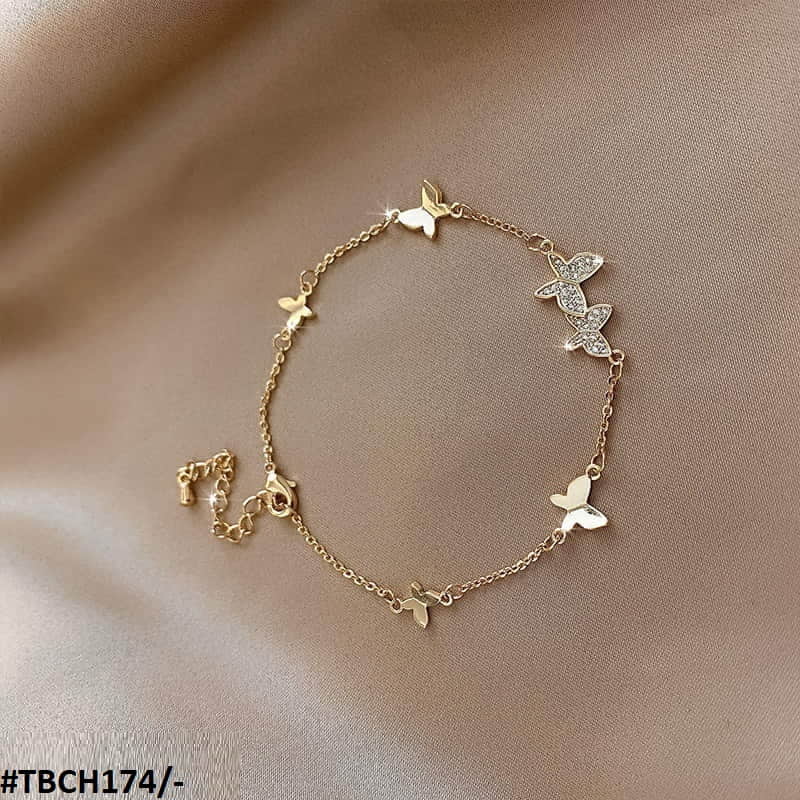 TBCH174 XST Butterflies Hand Bracelet Adjustable - TBCH