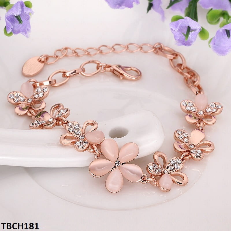 TBCH181 SGC Flower Hand Bracelet - CBCH
