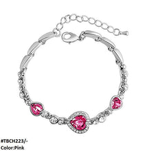 TBCH223 ZXS Heart Hand Bracelet Openable - CBCH