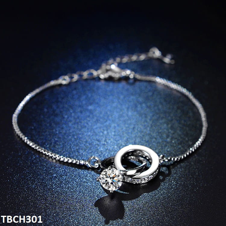TBCH301 ZFQ Joint Rings Hand Bracelet Adjustable - TBCH