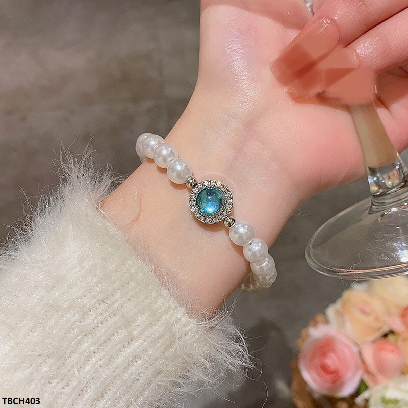 TBCH403 HJF Round Pearl Bracelet Adjustable - TBCH