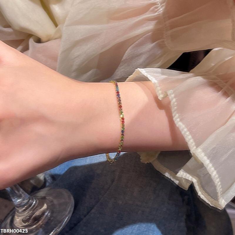 TBRH00423 HJF Multi Stone Bracelet Stretchable - TBRH