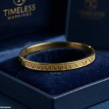 TBRH00464 MMJ Stainless Steel Roman Numeral Bracelet - TBRH