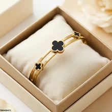 TBRH00471 MSJ Stainless Steel Round Clover Braclet- TBRH