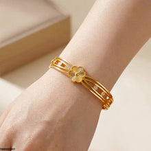 TBRH00507 MSS Round Flower Bracelet Adjustable - TBRH