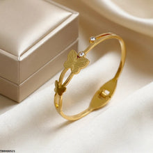 TBRH00521  MSS Round Butterfly Stone Bracelet Adjustable - TBRH