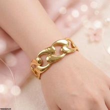 TBRH00529 HLN Wave Cuff Stainless Steel Bracelet Adjustable - TBRH