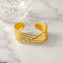 TBRH00534 HLN Crossover Cuff Stainless Steel Bracelet Adjustable - TBRH