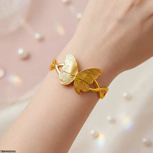 TBRH00543 HLN Butterfly Cuff Stainless Steel Bracelet Adjustable - TBRH