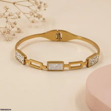 TBRH00554  BHS Rectangle Stone Stainless Steel Bracelet Adjustable - TBRH