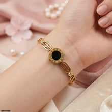 TBRH00561  BHS Round Stone Stainless Steel Bracelet Adjustable - TBRH