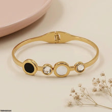 TBRH00564 BHS Round Stone Stainless Steel Bracelet Adjustable - TBRH