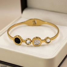 TBRH00564 BHS Round Stone Stainless Steel Bracelet Adjustable - TBRH